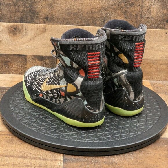 Nike Zoom Kobe 9 Elite NOLA Gumbo All Star League Maestro Mens Black Size 8.5 - Picture 8 of 9